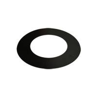 Anel de acabamento galvanizado com pintura preta para Coifa D= 10" - Cottage