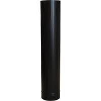 Tubo galvanizado e pintado preto D= 7" 100cm - Cottage