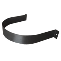 Abra�adeira galvanizada com pintura preta D= 10" - Cottage