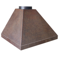 Coifa para Churrasqueira Chapa R�stica sem dormente 100x60cm D=10" - Cottage