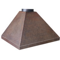 Coifa para Churrasqueira Chapa R�stica sem dormente 120x60cm D=10" - Cottage