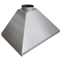 Coifa para Churrasqueira em Inox 304 120x60cm D=10" - Cottage