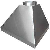 Coifa para Churrasqueira em Inox 304 80x60cm D=10" - Cottage