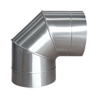 Curva de 90° em Inox 304 D= 10" - Cottage