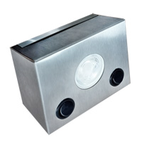 Kit de iluminação para Coifa Inox 304 - 1 Led 2 botoeiras - Cottage