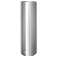 Tubo Inox 304 Escovado D= 10" 100cm - Cottage