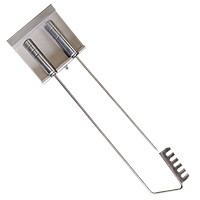 Ati�ador e rastelo em Inox para Firebox com cabo alum�nio - Cottage