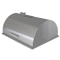 Kit Bafo para braseiro em inox 430 com grelha moeda at� 60x40cm